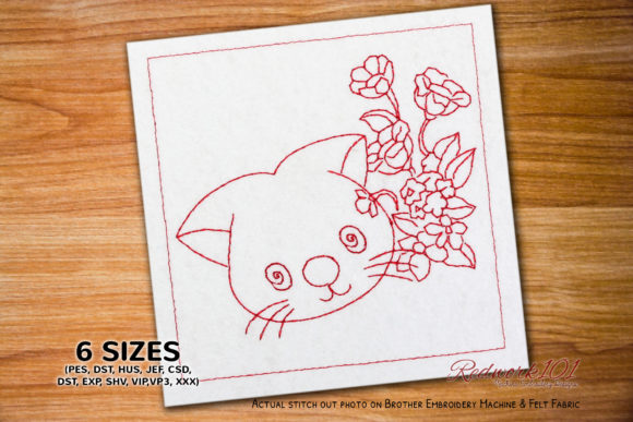 Kitty Face Redwork Review: A Designerβs Take