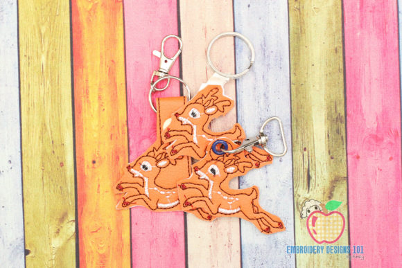 Review: Cartoon Deer Running ITH Keyfob Design