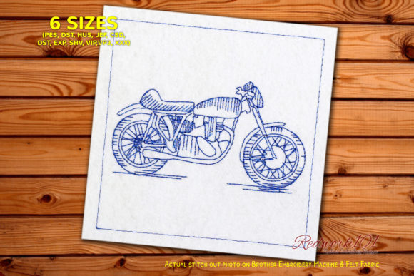 Review: Motercycle BSA Goldstar Clubman Redwork Design