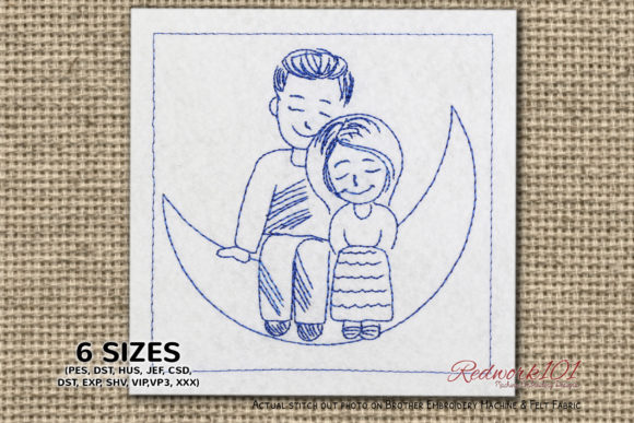 Reviewing Boy and Girl on Moon Bluework for Gifts