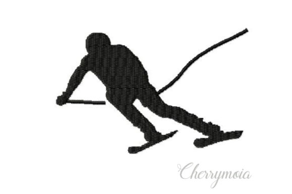 Skier Silhouette: A Designer’s Review for Business Merch