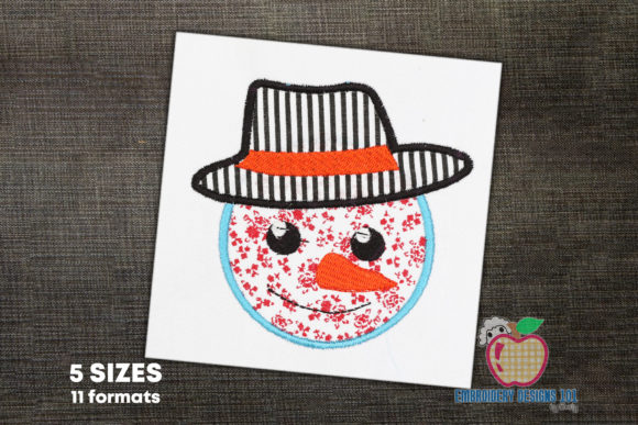 Snowman Head Applique: A Designer’s Review